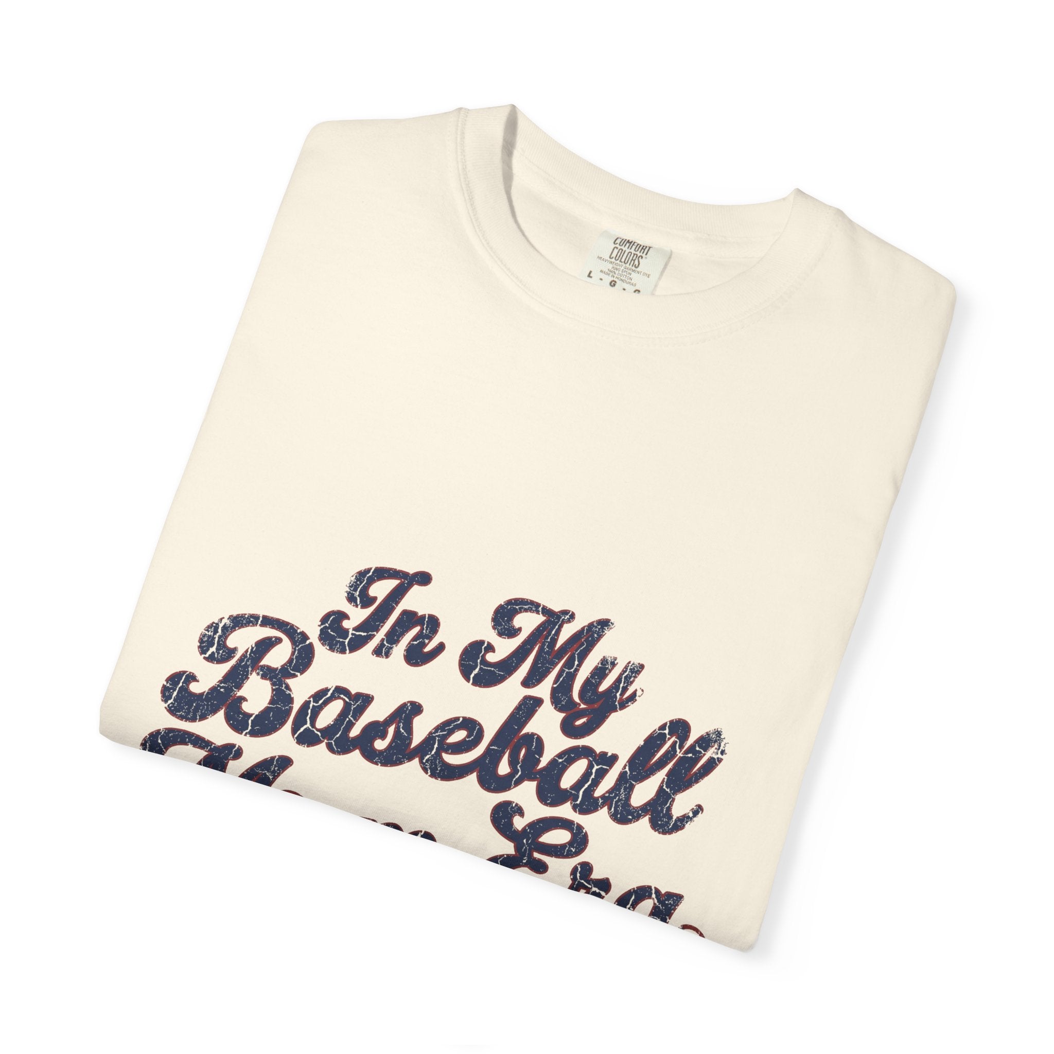 In My Baseball Mom Era Shirt - Trendy Vintage Baseball Mom Comfort Colors Tee
