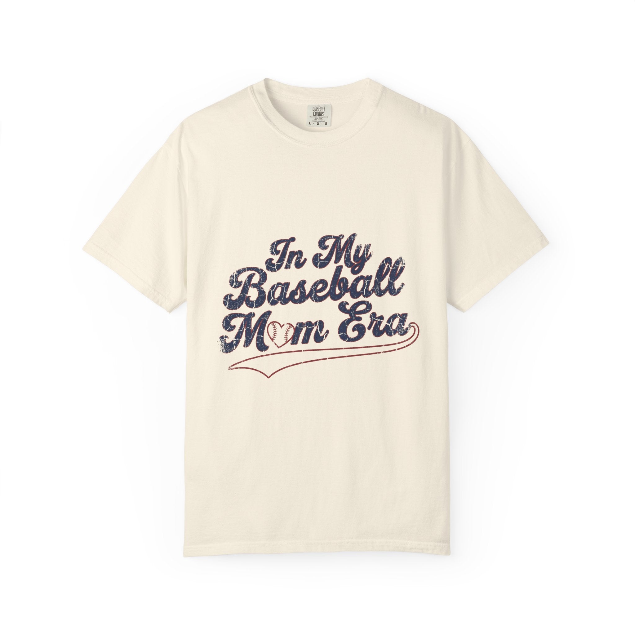 In My Baseball Mom Era Shirt - Trendy Vintage Baseball Mom Comfort Colors Tee