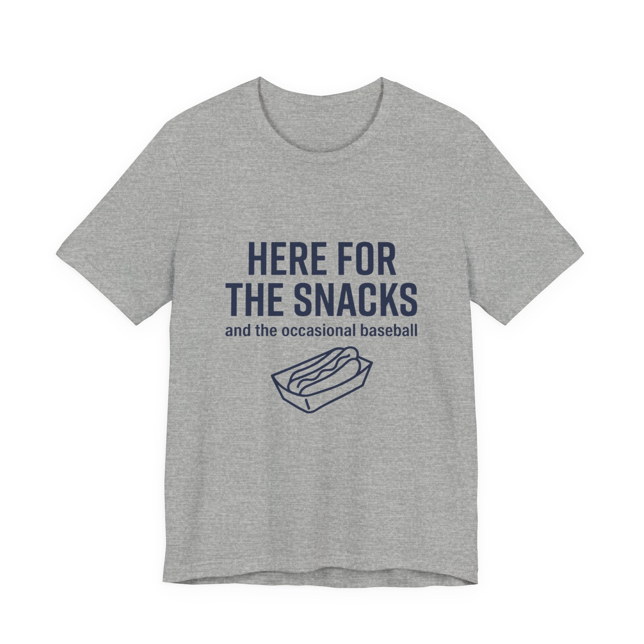Here For The Snacks Travel Ball Shirt - Funny Baseball Mom & Dad Tee