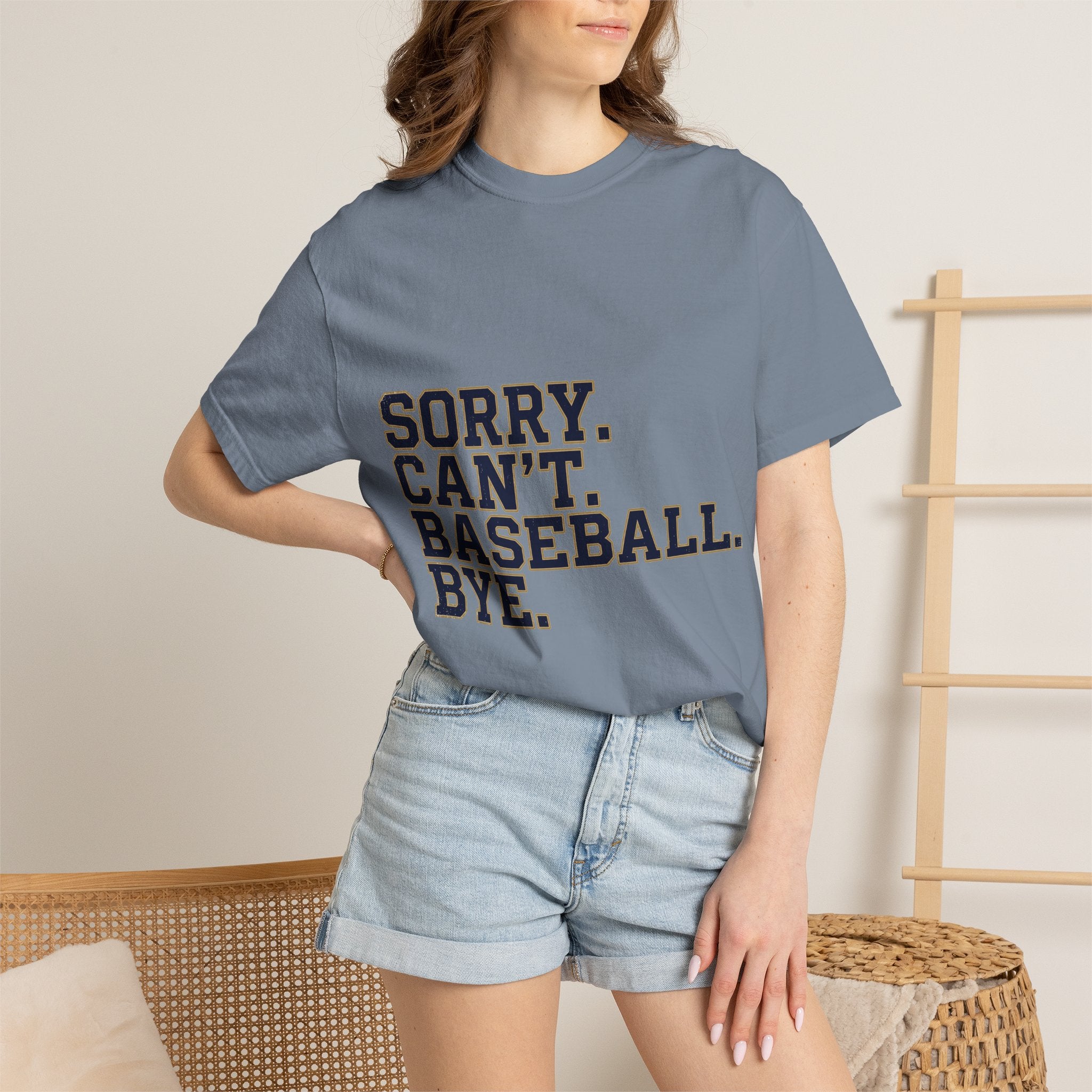 Sorry Can't Baseball Bye Tee