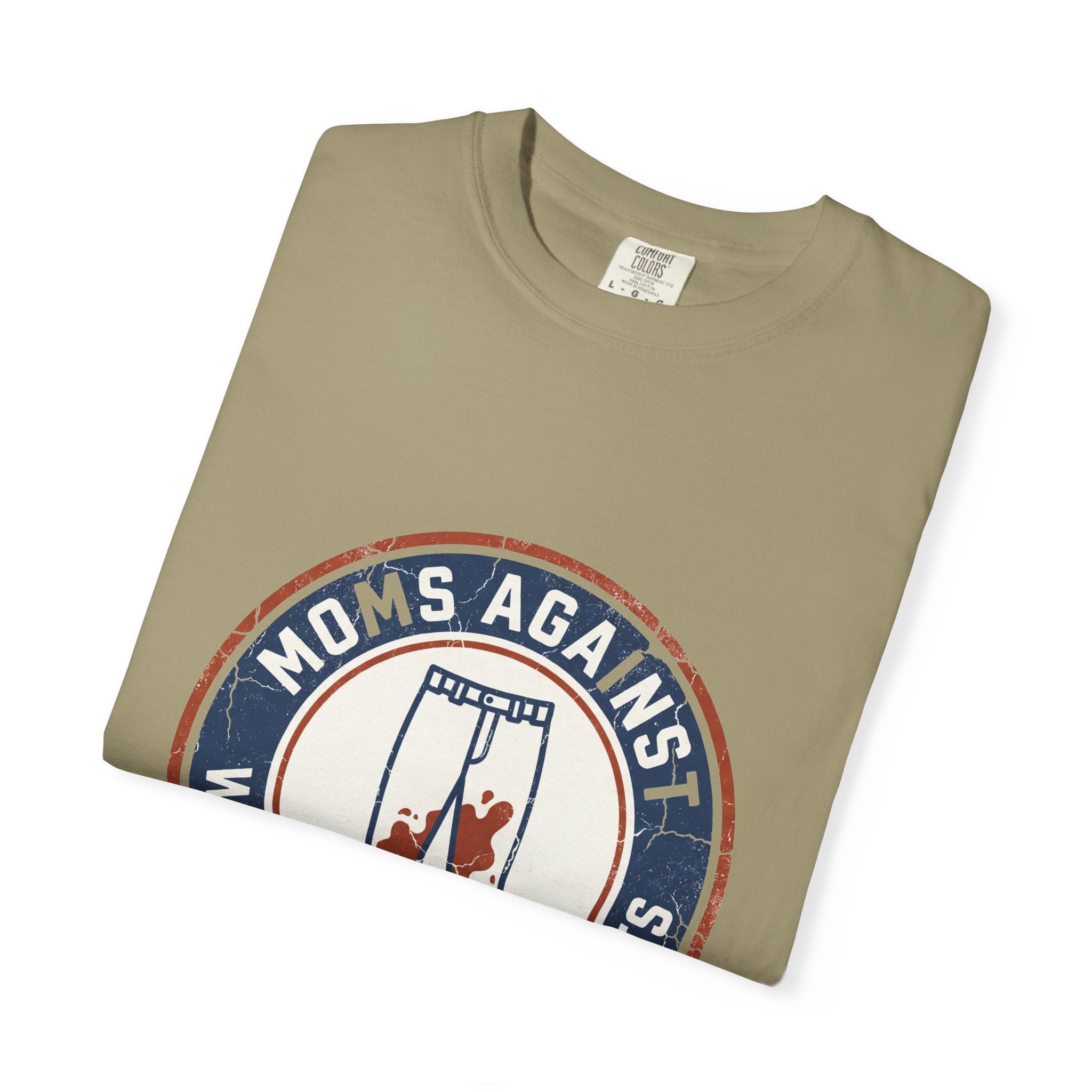 Moms Against White Baseball Pants Shirt - Funny Baseball Mom Comfort Colors Tee