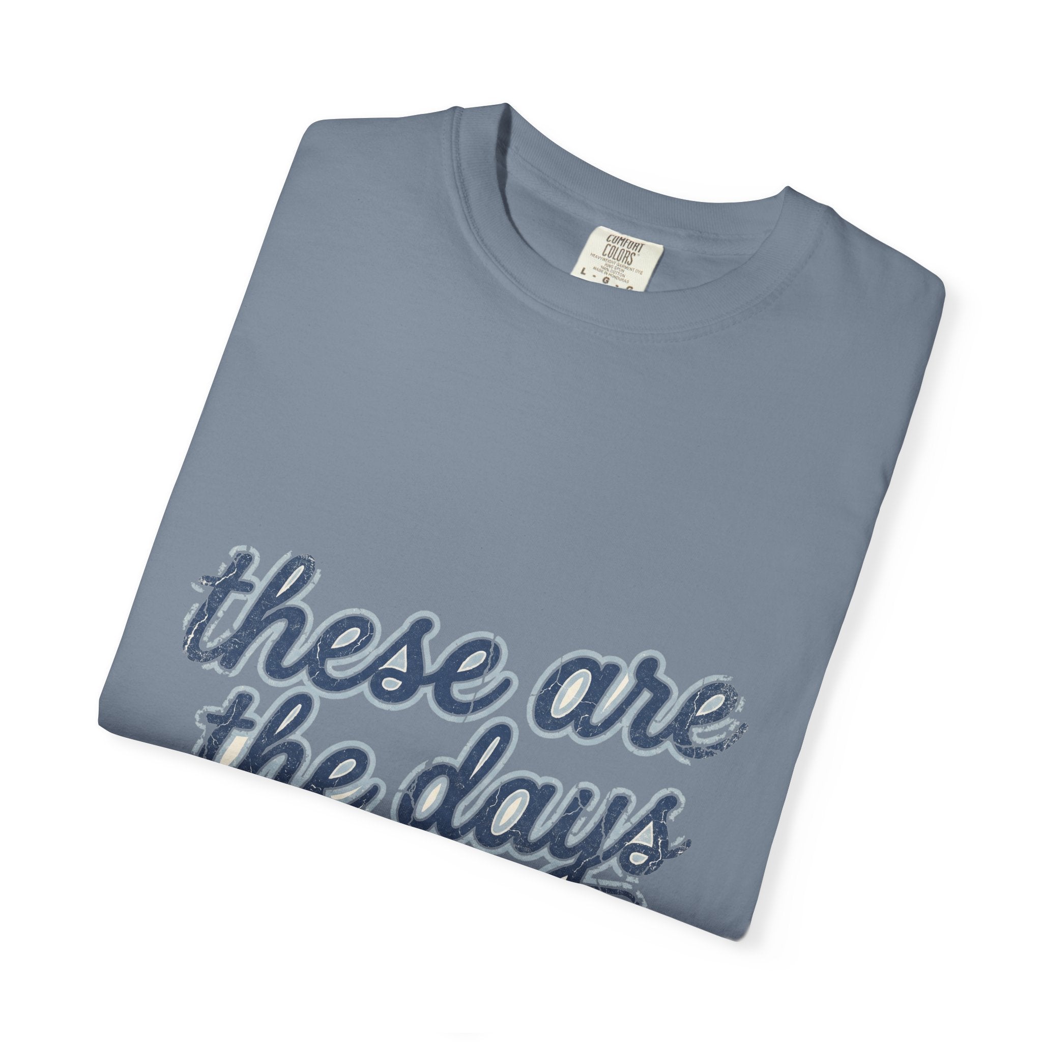 These Are The Days Baseball Shirt - Vintage Baseball Mom Comfort Colors Tee